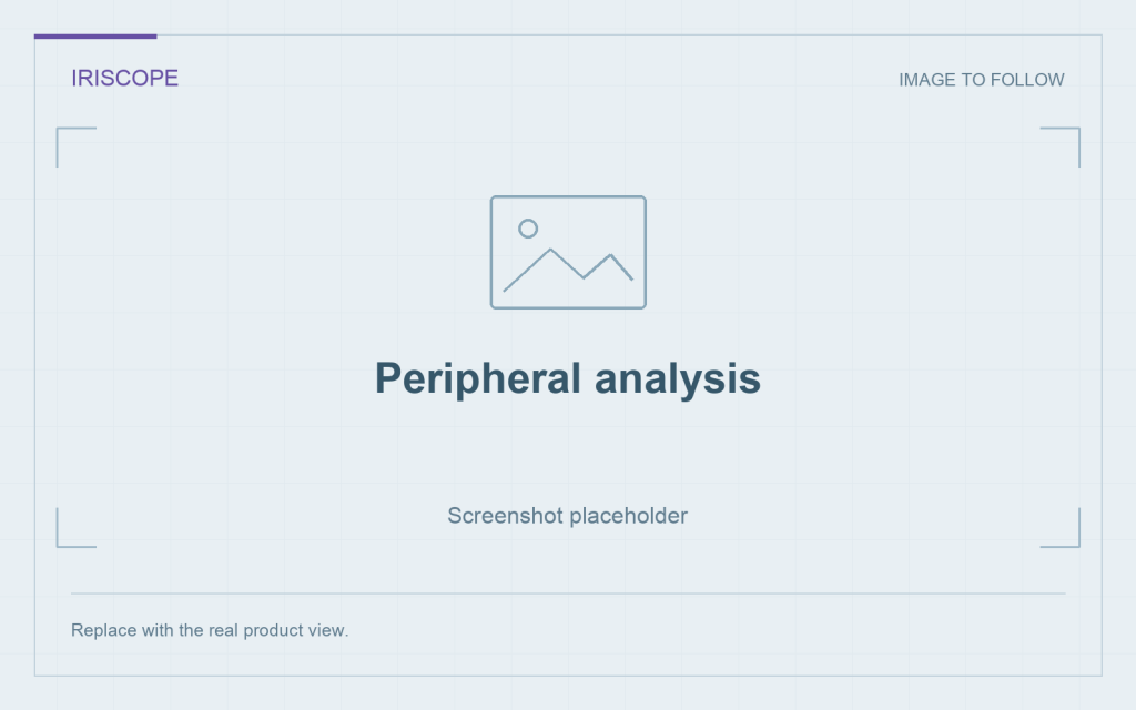 Screenshot placeholder: Peripheral analysis